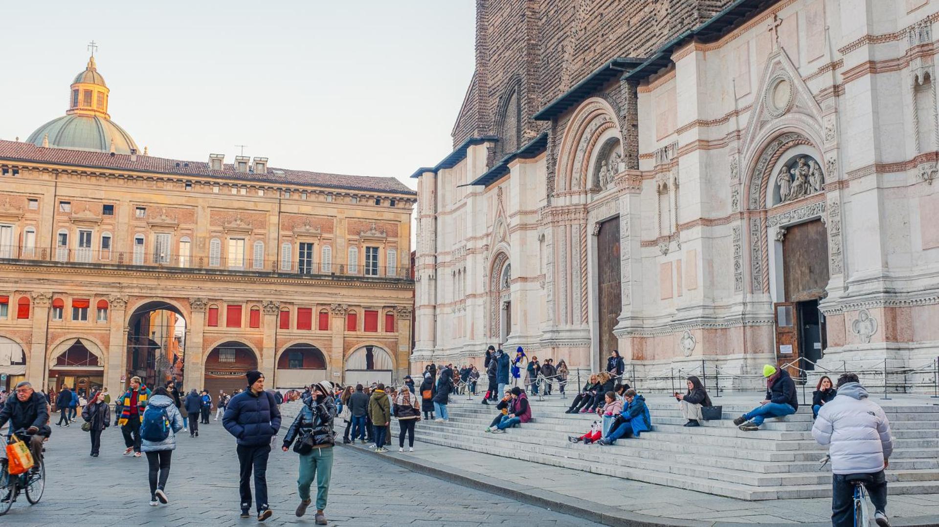 볼로냐 Piazza Grande - Italian Homing 아파트 외부 사진